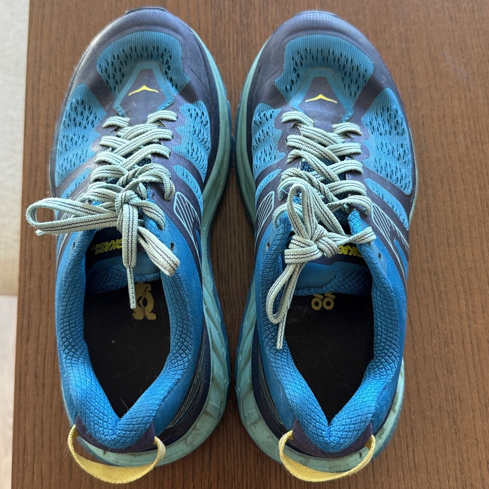 Hoka Blue and Deep Purple Stinson ATR 5 Women’s size 6.5 - Picture 4 of 5